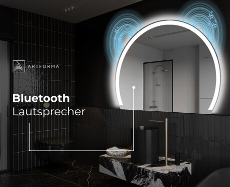 Runder Badspiegel angeschnitten mit LED beleuchting W222 #7