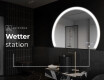 Runder Badspiegel angeschnitten mit LED beleuchting W222 #8