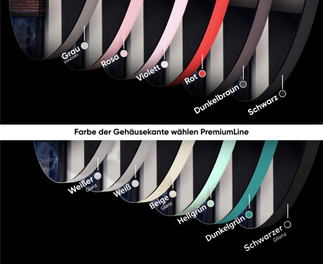 Spiegel rund zum Aufhängen mit Beleuchtung LED L33 #3