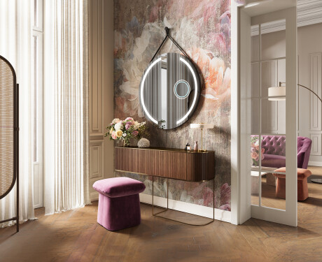 Spiegel rund zum Aufhängen mit Beleuchtung LED L97 #6