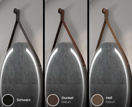 Spiegel rund zum Aufhängen mit Beleuchtung LED L97 #7