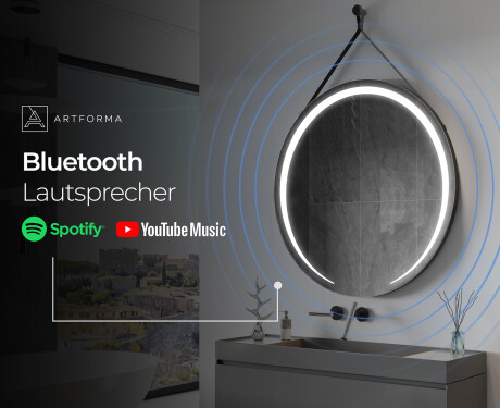 Spiegel rund zum Aufhängen mit Beleuchtung LED L98 #11