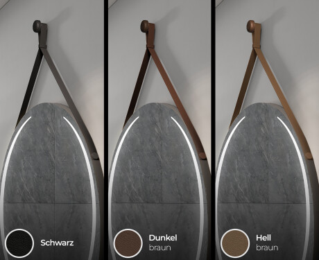 Spiegel rund zum Aufhängen mit Beleuchtung LED L99 #7