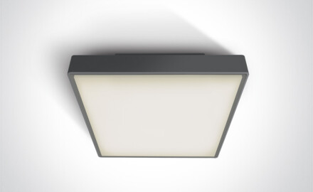 PIRNARI AN Deckenleuchte 24 W, 3000 K, IP65, grau