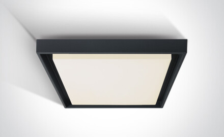 MOULKI Deckenleuchte 30 W, 3000 K, IP54, weiß