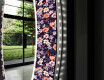 Runder dekorativer Spiegel mit LED-Beleuchtung für das Badezimmer - Elegant Flowers #11