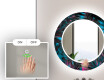 Runder dekorativer Spiegel mit LED-Beleuchtung für das Badezimmer - Fluo Tropic #5