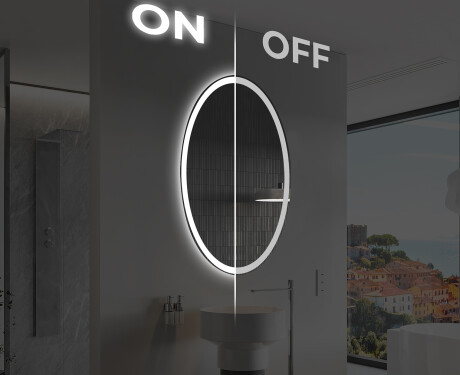 Vertikaler Badspiegel mit LED Beleuchtung L227 #3