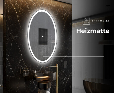 Vertikaler Badspiegel mit LED Beleuchtung L227 #8