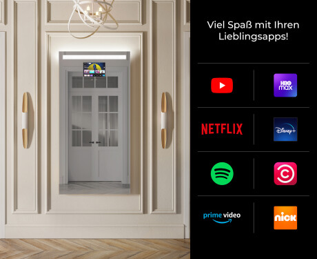 Großer Spiegel mit LED Beleuchtung L12 #2