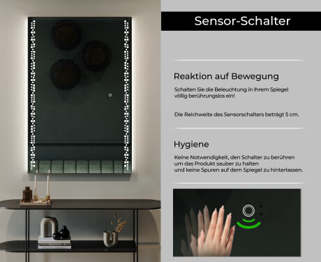 Badspiegel mit Beleuchtung LED L38 #6