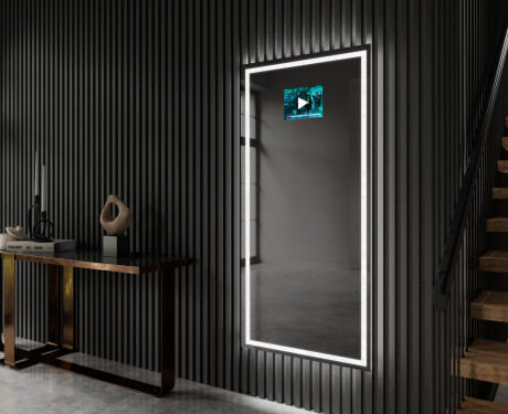 Großer Wandspiegel mit LED Beleuchtung L49