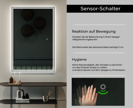 Großer Spiegel mit LED Beleuchtung L57 #6