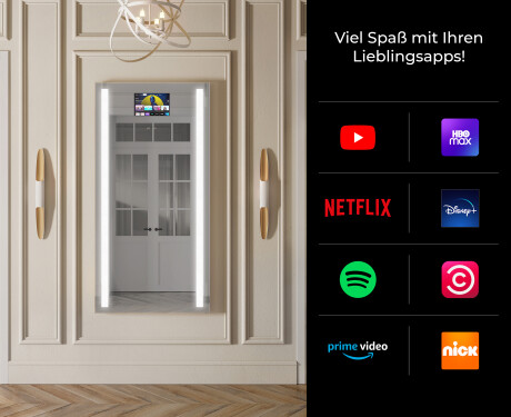 Großer Wandspiegel mit LED Beleuchtung L02 #2