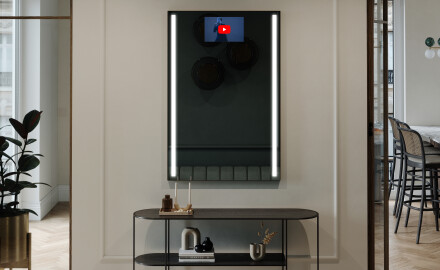 Großer Wandspiegel mit LED Beleuchtung L02