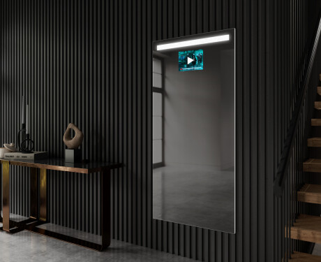 Großer Wandspiegel mit LED Beleuchtung L12