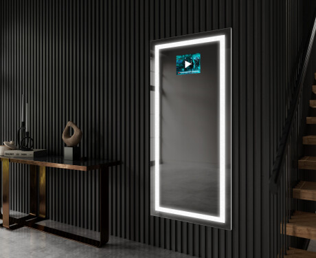 Großer Wandspiegel mit LED Beleuchtung L15