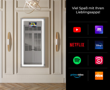 Großer Wandspiegel mit LED Beleuchtung L15 #2