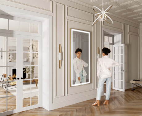 Großer Wandspiegel mit LED Beleuchtung L49 #11