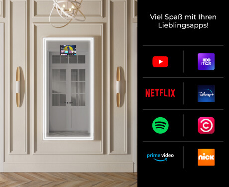 Großer Spiegel mit LED Beleuchtung L57 #2