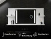 LED Spiegel mit Ablageflächen - L02 #7