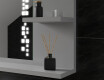 LED Spiegel mit Ablageflächen - L38 #6