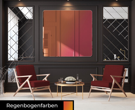 Abgerundet dekorativer spiegel Flur modern L171 #7