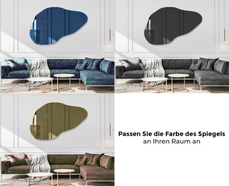 Unregelmäßige dekorativer spiegel Flur modern L180 #10