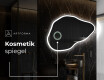 Unregelmäßiger asymmetrischer Spiegel mit LED Beleuchtung P222 #4
