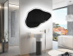 Unregelmäßiger asymmetrischer Spiegel mit LED Beleuchtung P222 #9