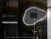 Unregelmäßiger asymmetrischer Spiegel mit LED Beleuchtung P223 #8