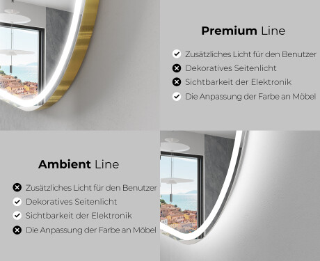 Badspiegel mit LED Beleuchtung L230 #2
