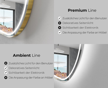 Badspiegel mit LED Beleuchtung L231 #2