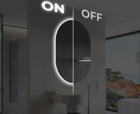 Vertikaler Badspiegel mit LED Beleuchtung L229 #3