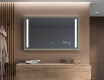 Spiegel mit Rahmen und LED Industrial Beleuchtung FrameLine L02 #12