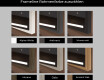 Spiegel mit Rahmen und LED Industrial Beleuchtung FrameLine L09 #2