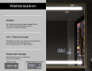 Spiegel mit Rahmen und LED Industrial Beleuchtung FrameLine L09 #8