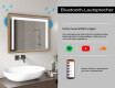 Spiegel mit Rahmen und LED Industrial Beleuchtung FrameLine L11 #11