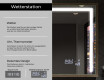 Spiegel mit Rahmen und LED Industrial Beleuchtung FrameLine L11 #8