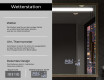 Spiegel mit Rahmen und LED Industrial Beleuchtung FrameLine L12 #8