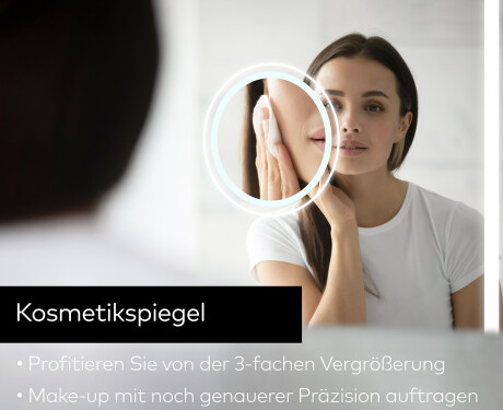 Spiegel mit Rahmen und LED Industrial Beleuchtung FrameLine L49 #10