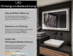 Spiegel mit Rahmen und LED Industrial Beleuchtung FrameLine L49 #4