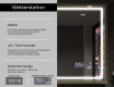 Spiegel mit Rahmen und LED Industrial Beleuchtung FrameLine L49 #8