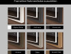 Spiegel mit Rahmen und LED Industrial Beleuchtung FrameLine L61 #2
