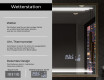 Spiegel mit Rahmen und LED Industrial Beleuchtung FrameLine L75 #8