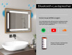 Spiegel mit Rahmen und LED Industrial Beleuchtung FrameLine L124 #11