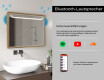 Spiegel mit Rahmen und LED Industrial Beleuchtung FrameLine L128 #11