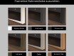 Spiegel mit Rahmen und LED Industrial Beleuchtung FrameLine L128 #2