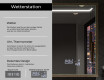 Spiegel mit Rahmen und LED Industrial Beleuchtung FrameLine L128 #8