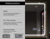 Spiegel mit Rahmen und LED Industrial Beleuchtung FrameLine L137 #8